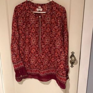 Loft red blouse XXL